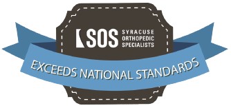 physical therapists near syracuse ny Syracuse Orthopedic Specialists Exceeds National Standards Badge
