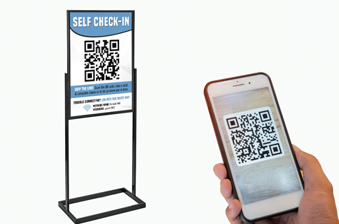 Self Check-In QR Code at SOS