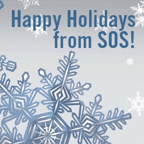 happy holidays from sos